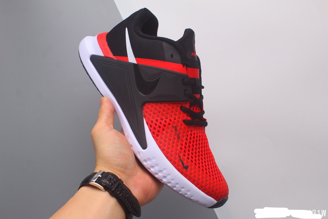 2021 Nike Air Renew Red Black White Running Shoes